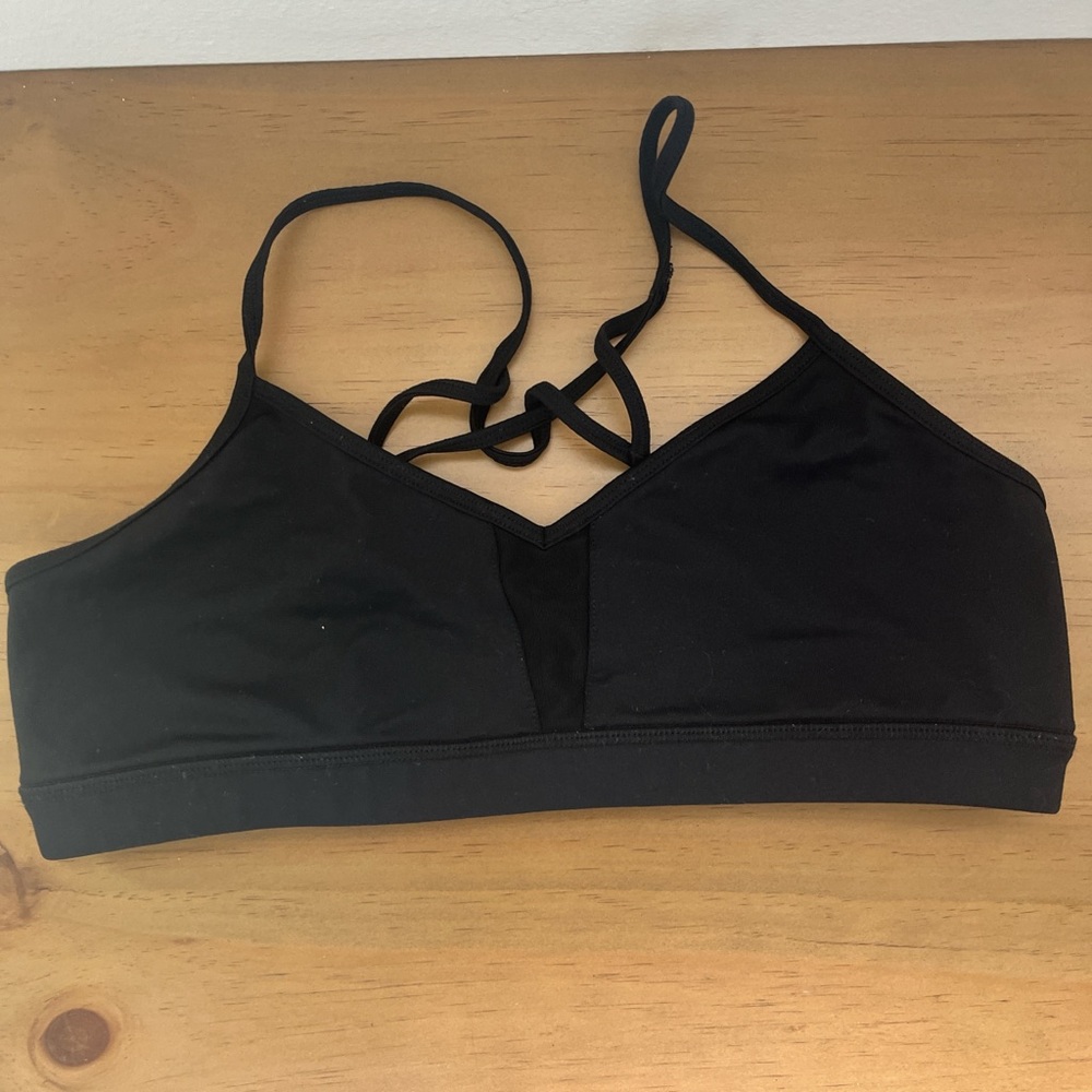 Black Strappy Women's Bralette